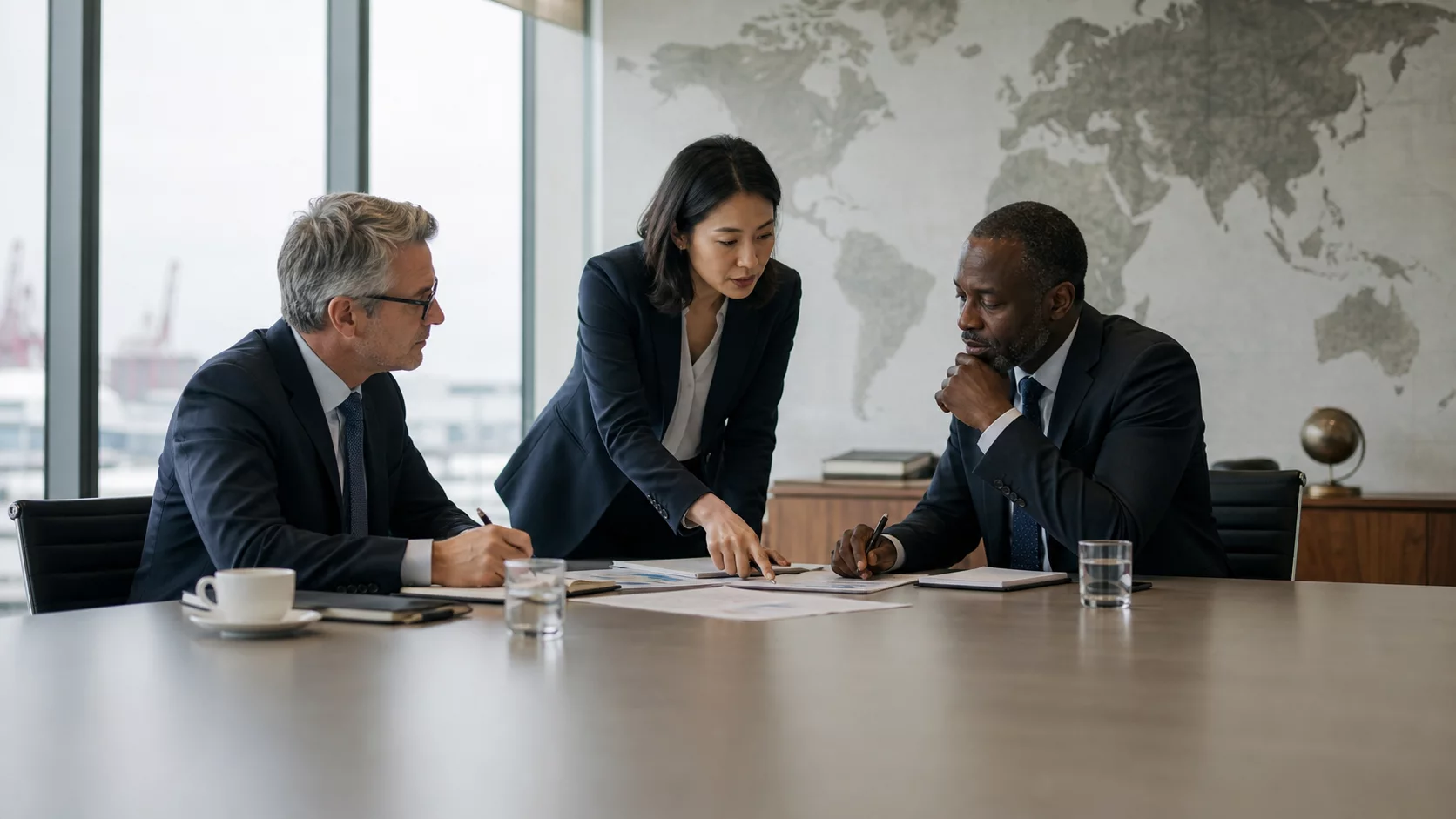 Treasury and payment operations professionals coordinating an international supplier payment
